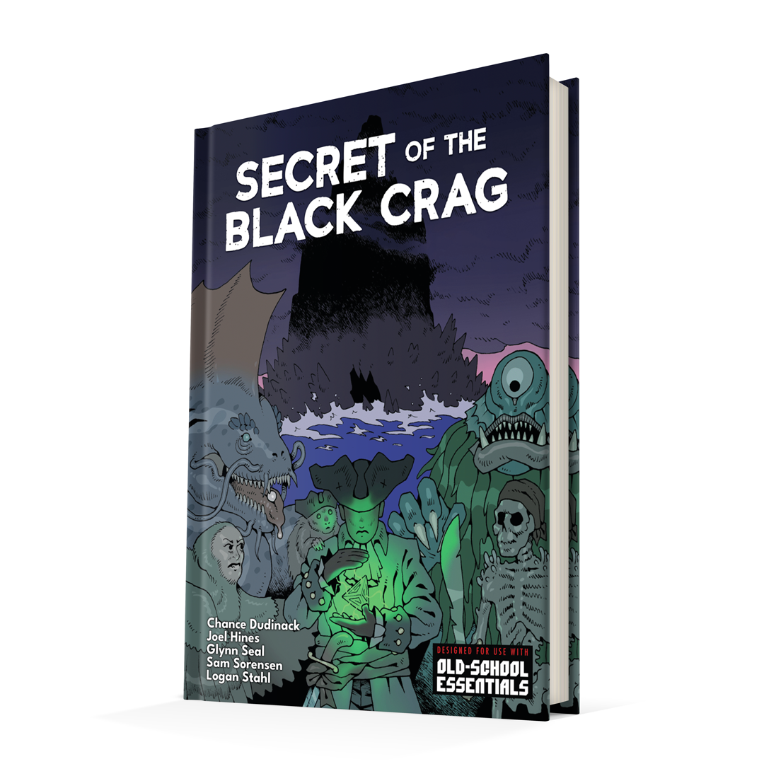 Livre RPG OSR "Secret Of The Black Crag" Couverture Rigide Silverarm - Neuf